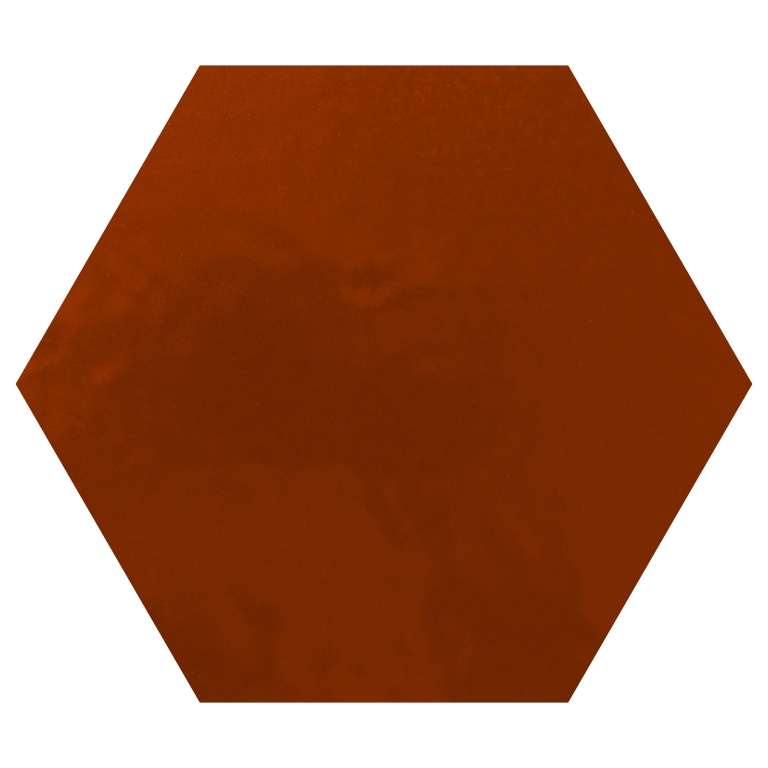 PLURIFY - 6X7 HEX, COTTO, GLOSSY